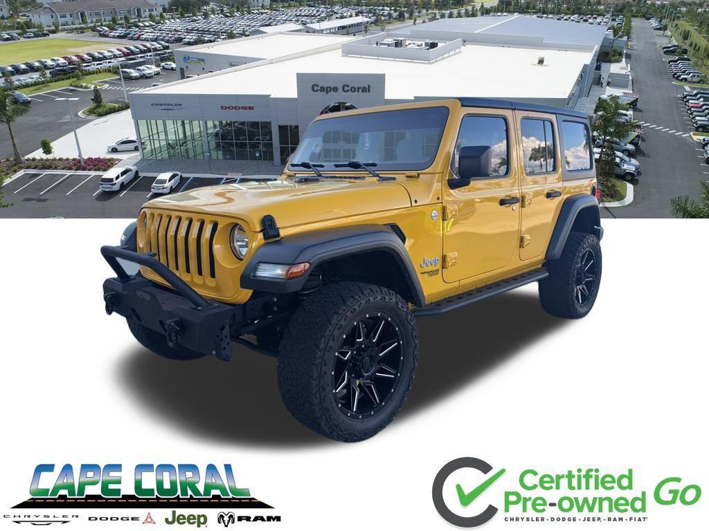 used 2020 Jeep Wrangler Unlimited car, priced at $20,079