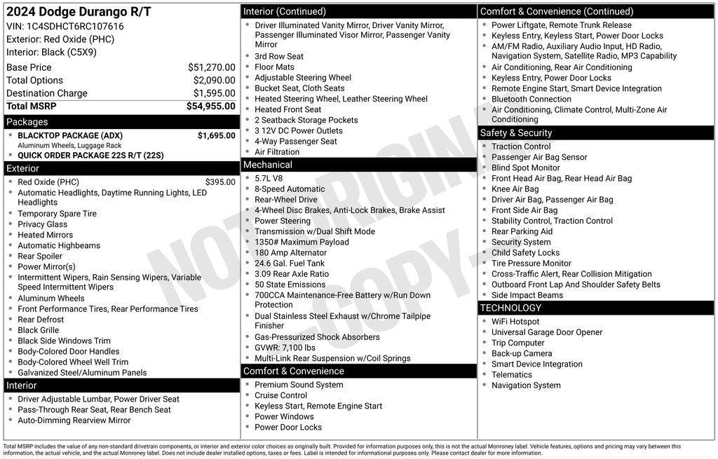 used 2024 Dodge Durango car, priced at $36,995