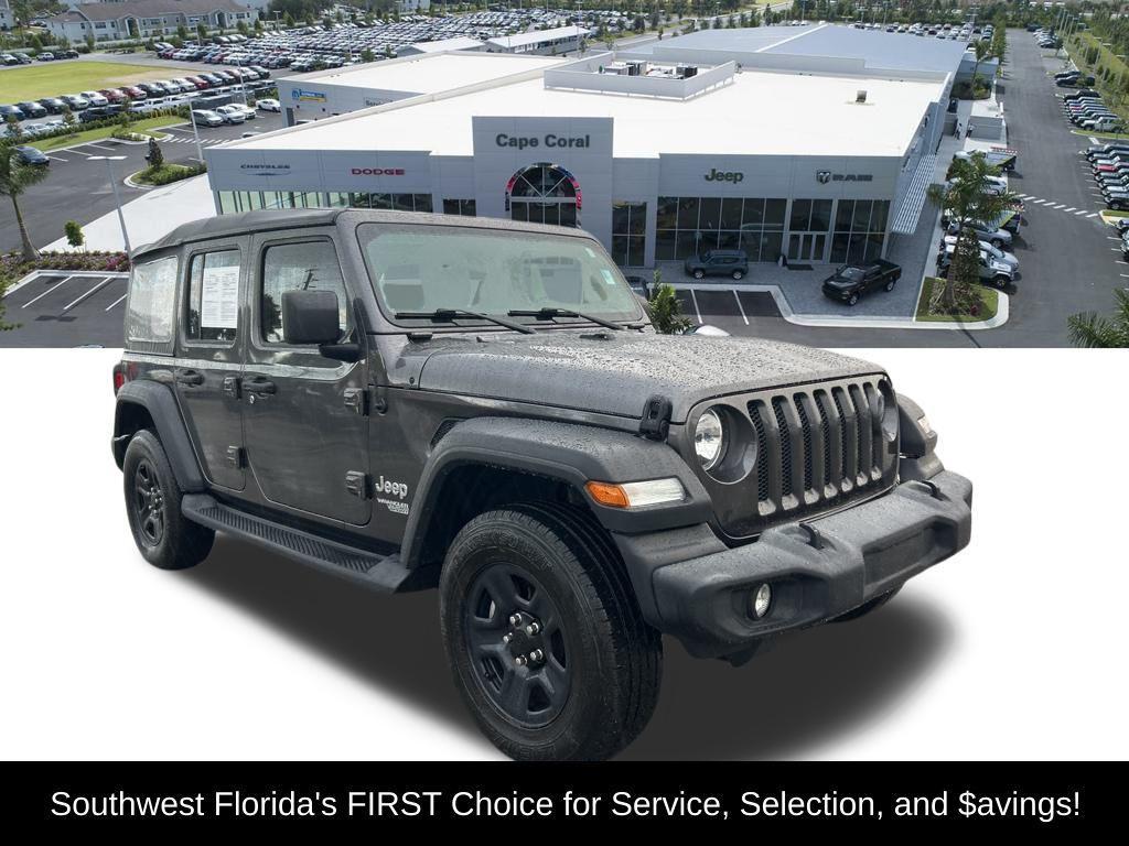 used 2021 Jeep Wrangler Unlimited car, priced at $24,460