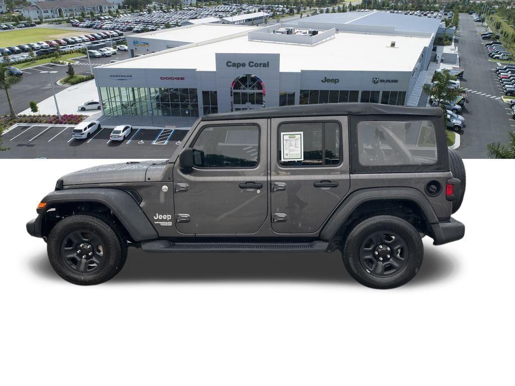 used 2021 Jeep Wrangler Unlimited car, priced at $24,460