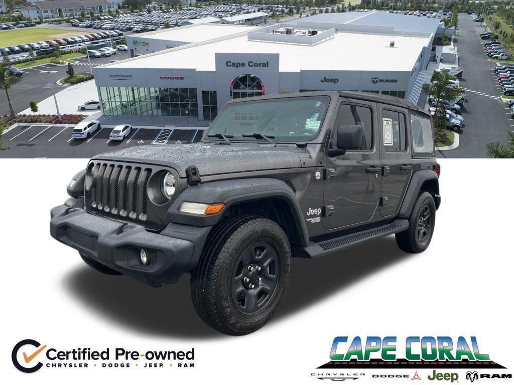 used 2021 Jeep Wrangler Unlimited car, priced at $24,460