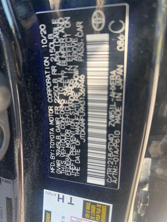 used 2021 Toyota Prius car, priced at $18,203