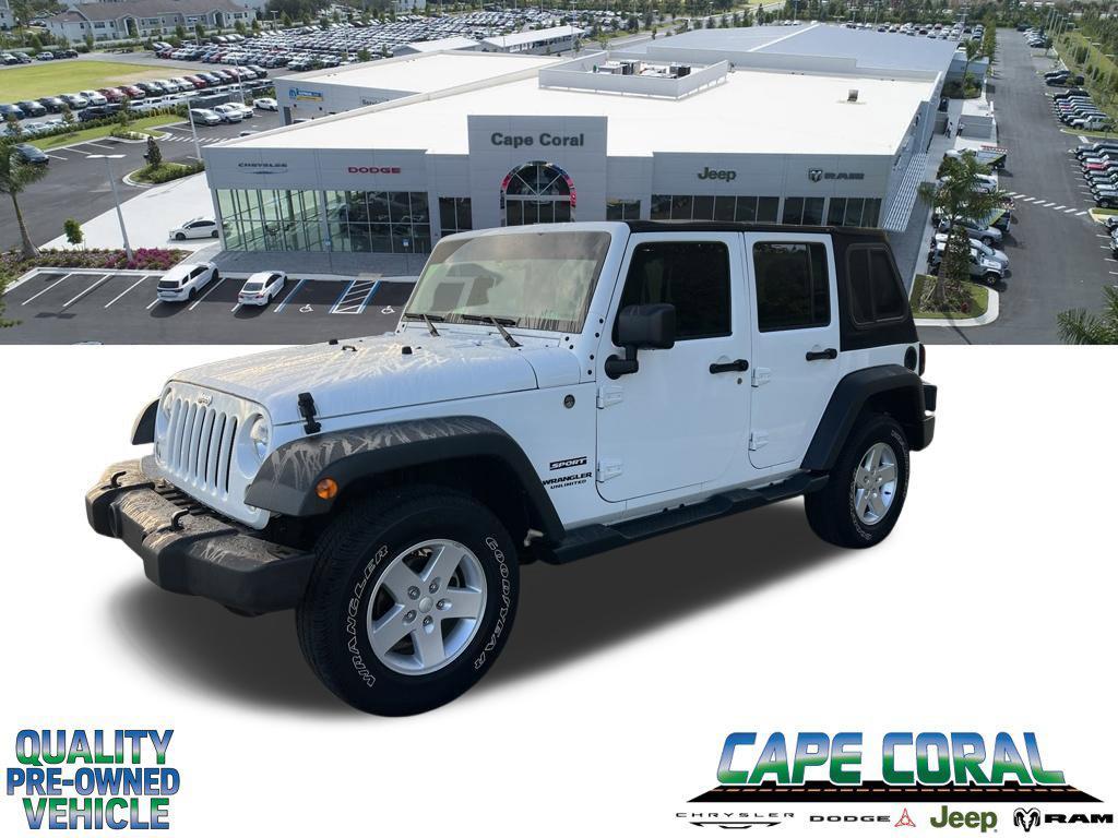 used 2015 Jeep Wrangler Unlimited car, priced at $20,469
