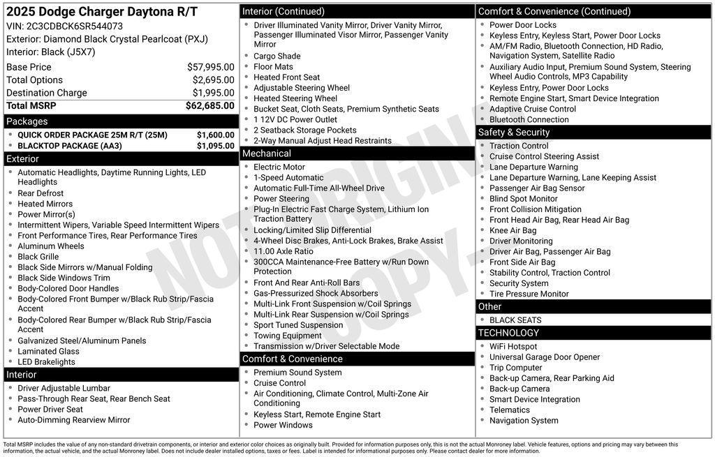used 2025 Dodge Charger Daytona car, priced at $35,994
