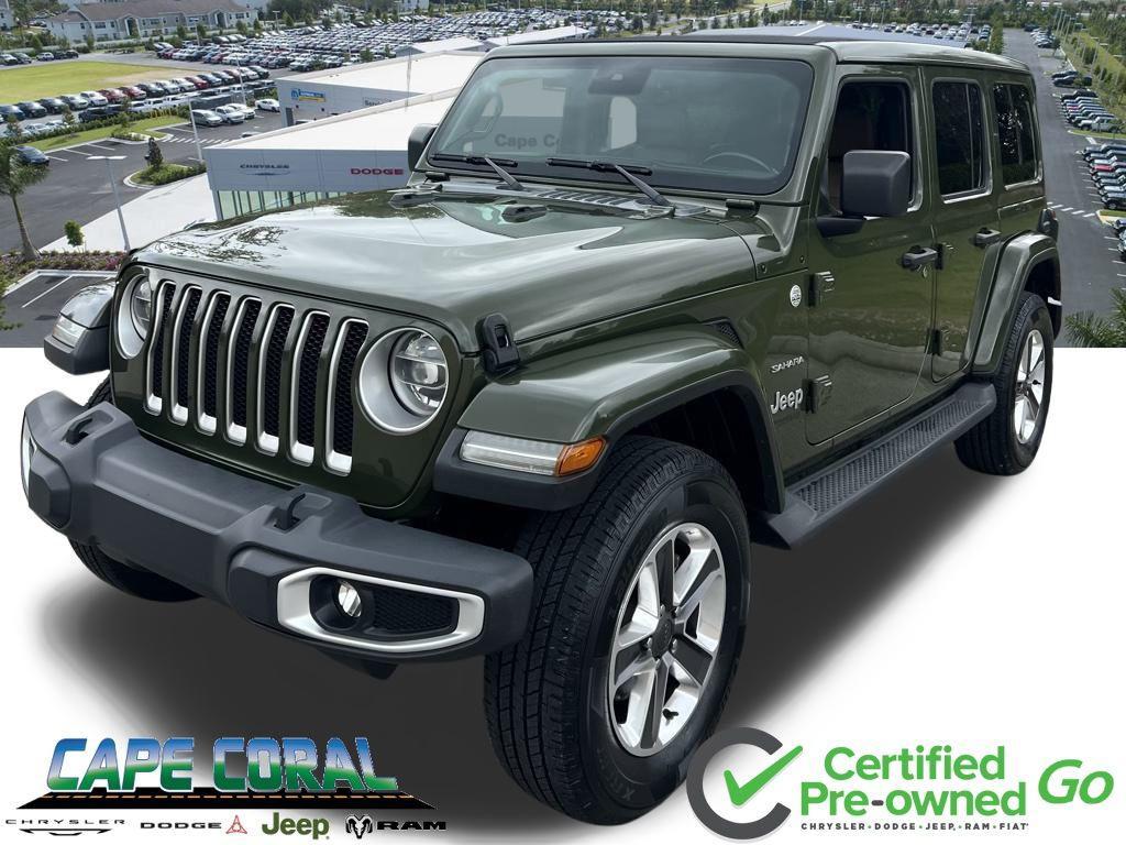 used 2021 Jeep Wrangler Unlimited car, priced at $25,585
