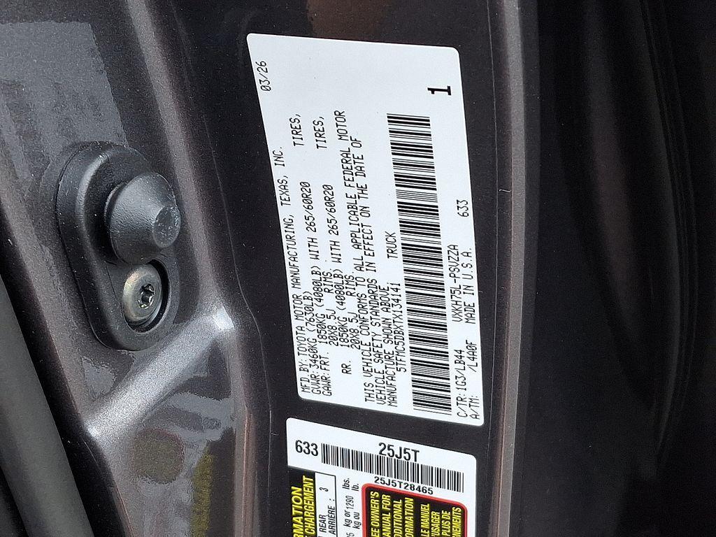 new 2026 Toyota Tundra Hybrid car, priced at $72,425