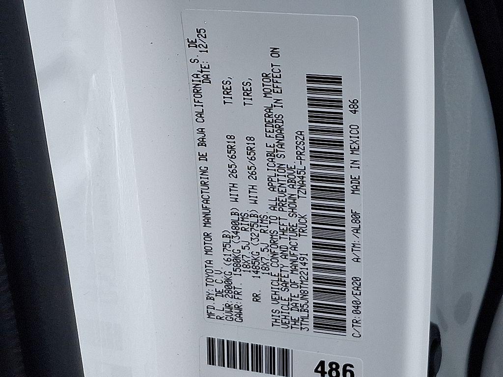 new 2026 Toyota Tacoma car, priced at $53,759