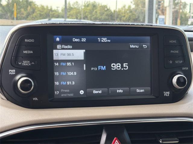 used 2019 Hyundai Santa Fe car, priced at $13,786