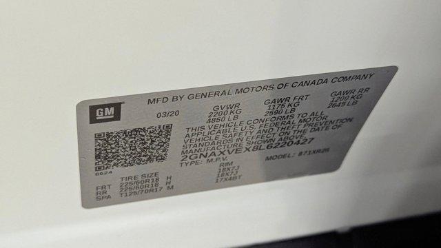 used 2020 Chevrolet Equinox car, priced at $16,899