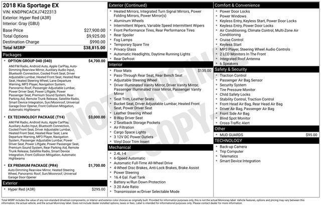 used 2018 Kia Sportage car, priced at $13,969