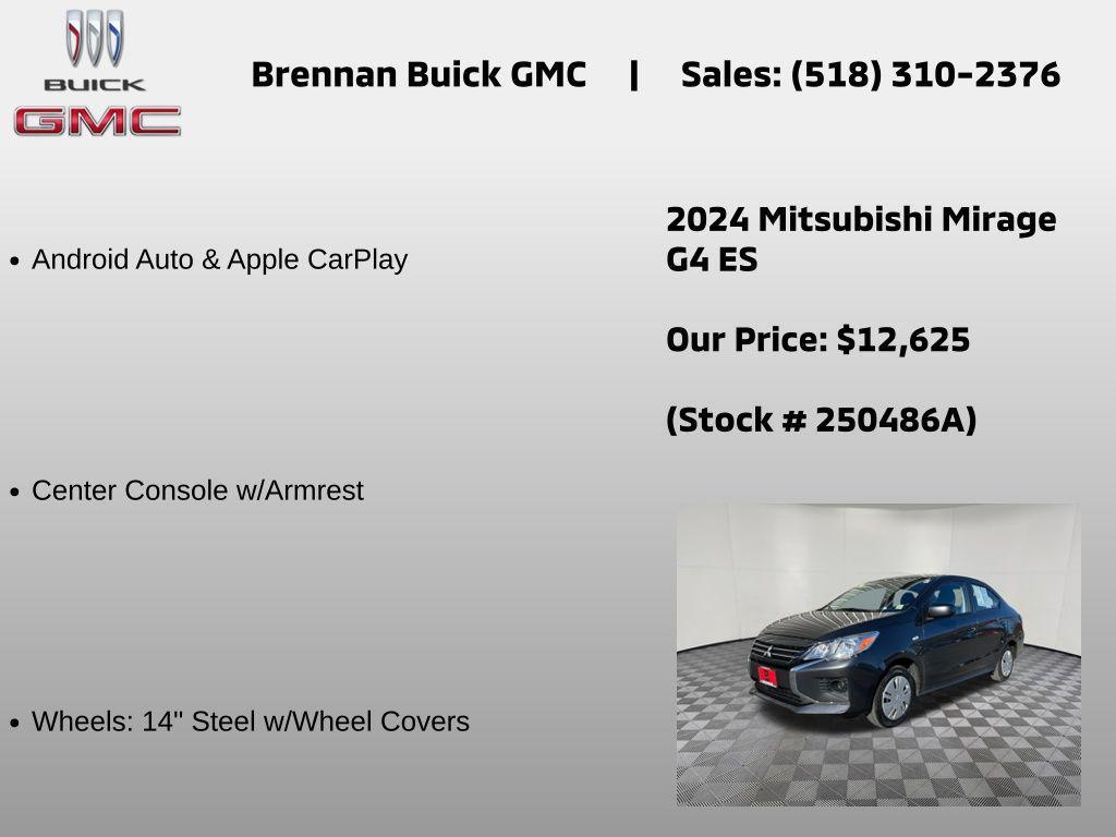 used 2024 Mitsubishi Mirage G4 car, priced at $12,625
