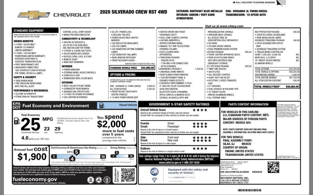 used 2020 Chevrolet Silverado 1500 car, priced at $28,315