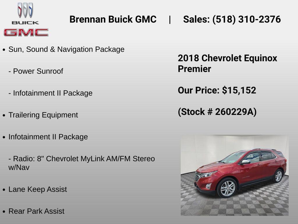used 2018 Chevrolet Equinox car, priced at $15,152