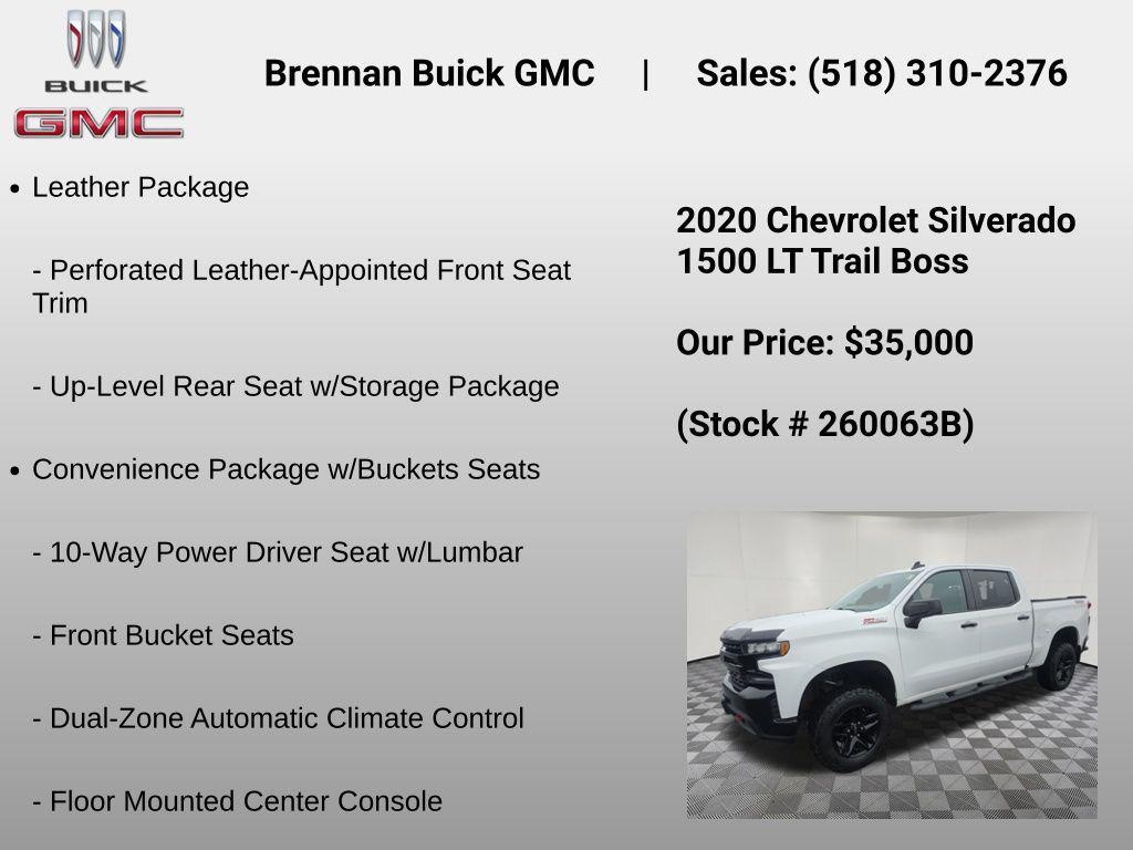 used 2020 Chevrolet Silverado 1500 car, priced at $35,000