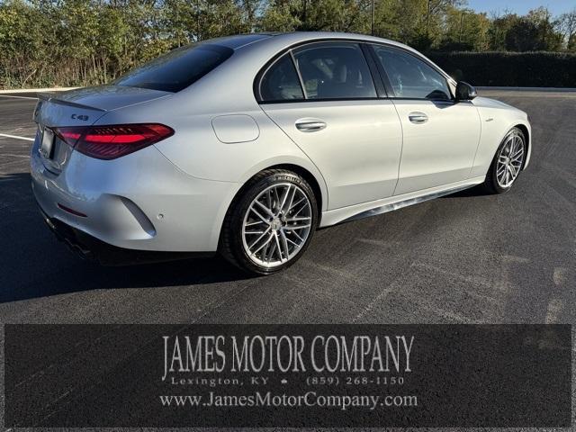 used 2025 Mercedes-Benz AMG C 43 car, priced at $59,361