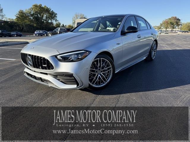 used 2025 Mercedes-Benz AMG C 43 car, priced at $59,361