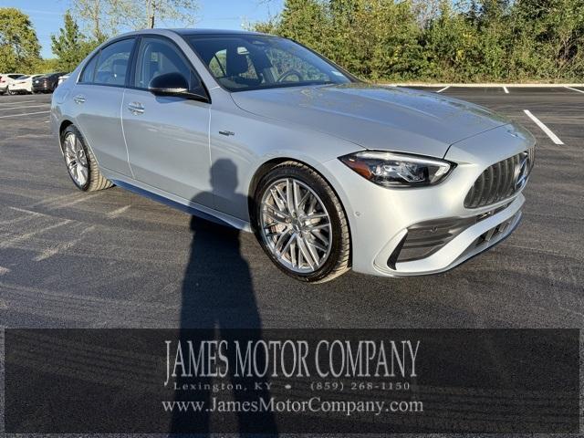 used 2025 Mercedes-Benz AMG C 43 car, priced at $59,361