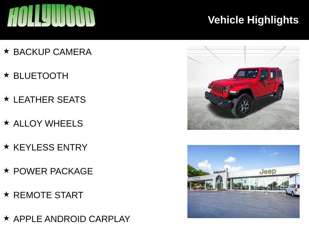 used 2021 Jeep Wrangler Unlimited car, priced at $33,983