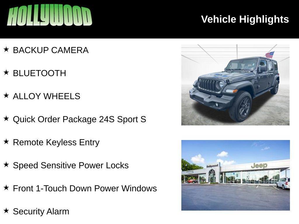 used 2024 Jeep Wrangler car, priced at $30,302