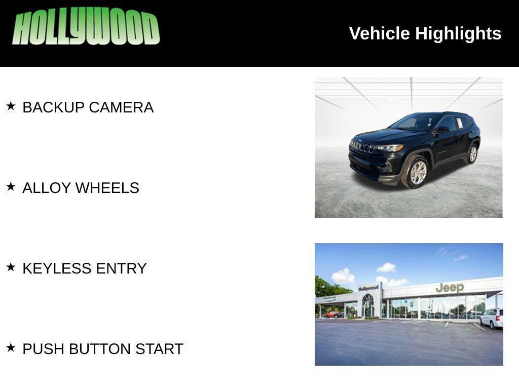 used 2024 Jeep Compass car, priced at $17,995