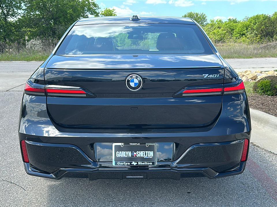 new 2026 BMW 740 car, priced at $108,425