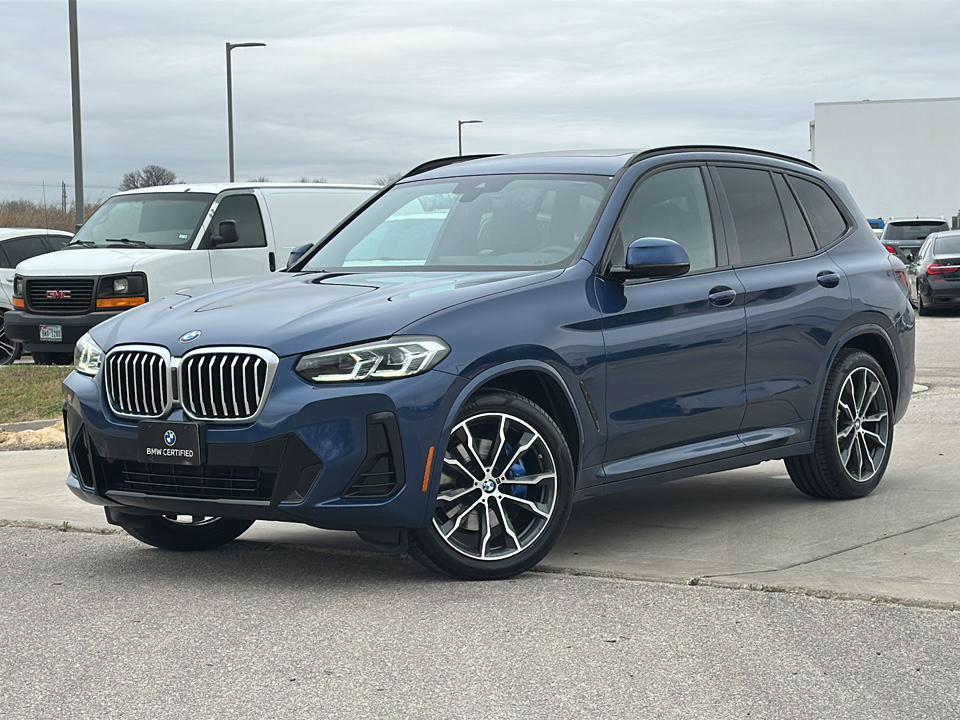 used 2022 BMW X3 car, priced at $35,495