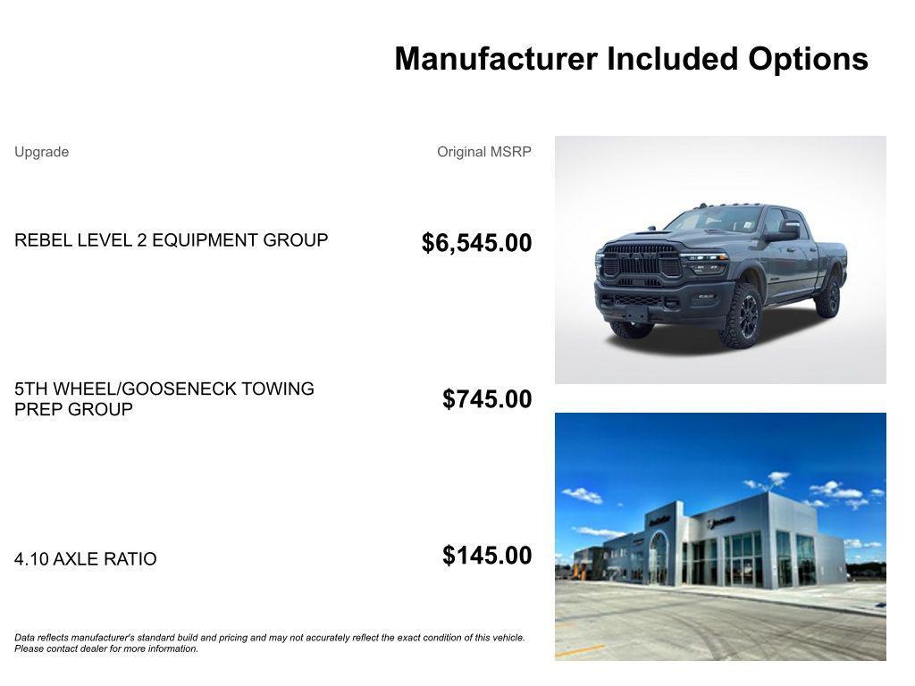 new 2026 Ram 2500 car, priced at $69,356