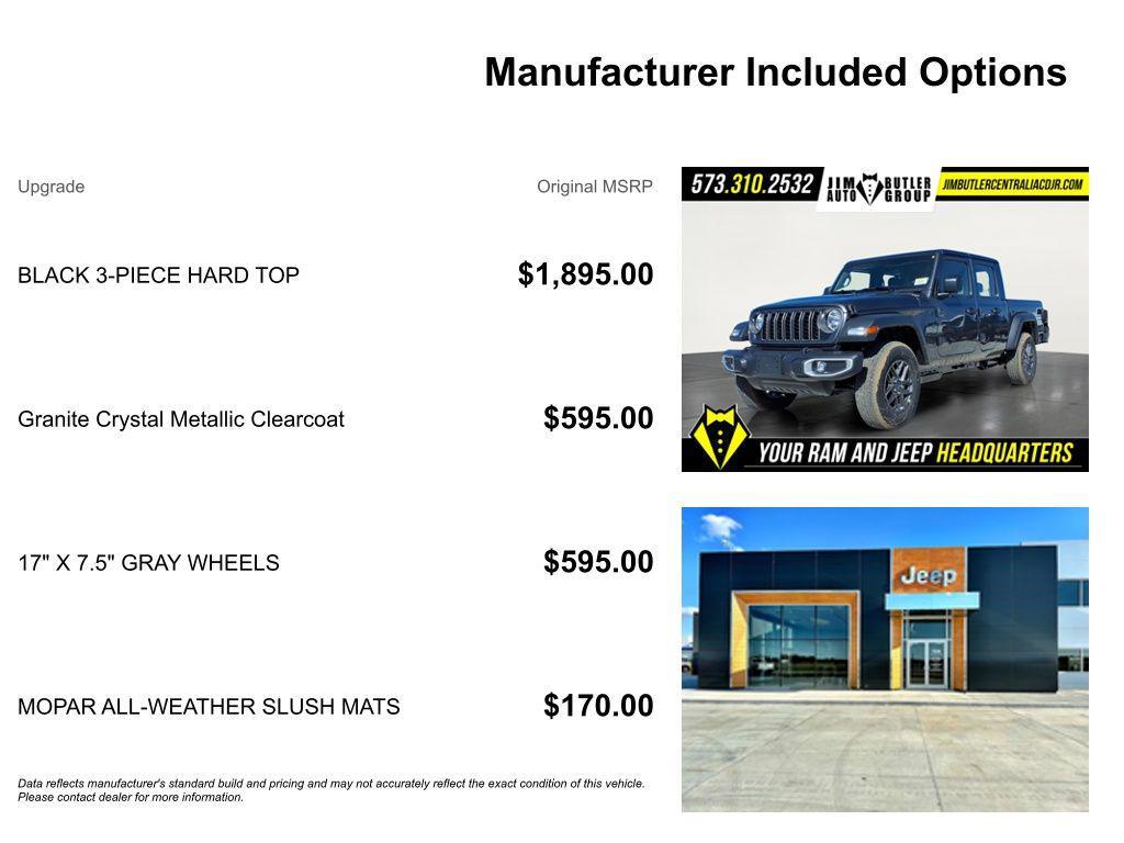 new 2026 Jeep Gladiator car, priced at $35,196