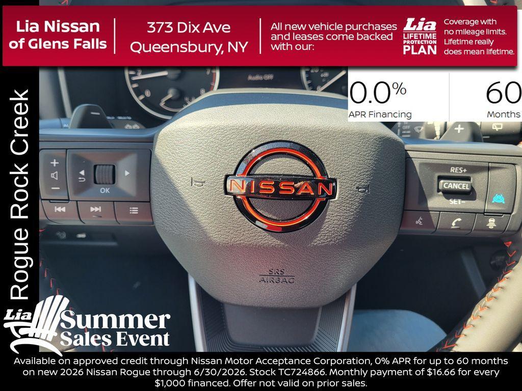 new 2026 Nissan Rogue car, priced at $34,390