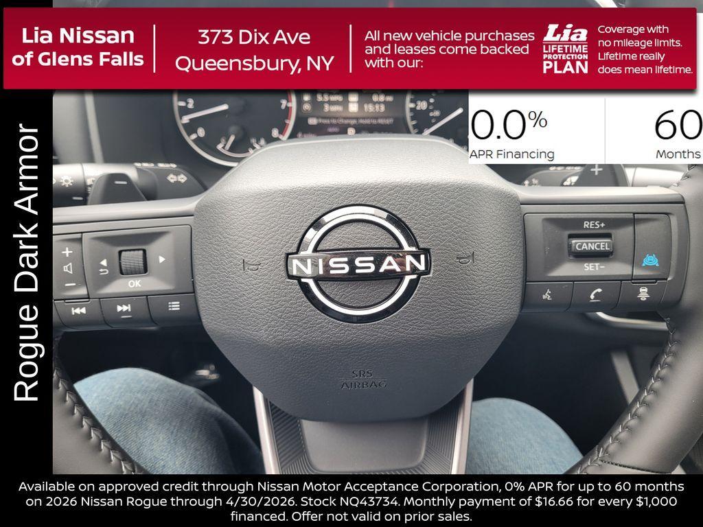 new 2026 Nissan Rogue car, priced at $33,110