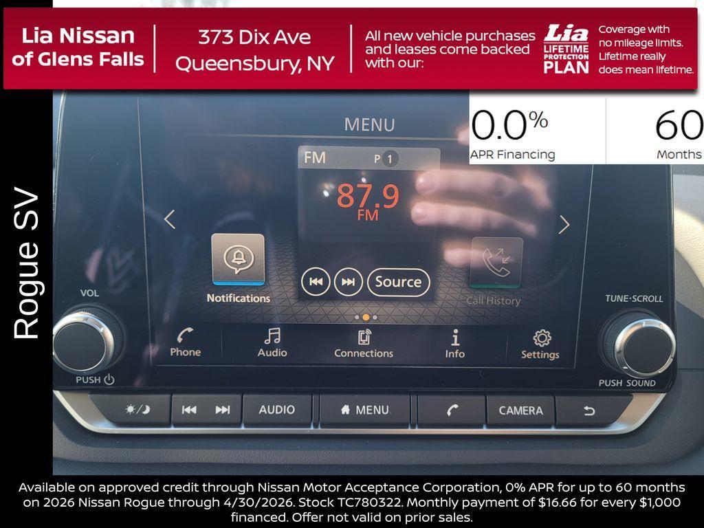 new 2026 Nissan Rogue car, priced at $31,250