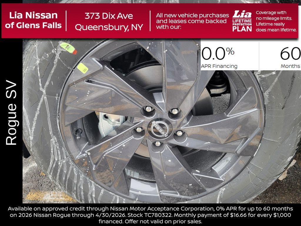 new 2026 Nissan Rogue car, priced at $31,250