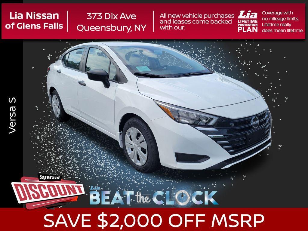 new 2025 Nissan Versa car, priced at $18,250