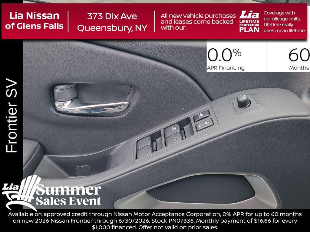 new 2026 Nissan Frontier car, priced at $40,385