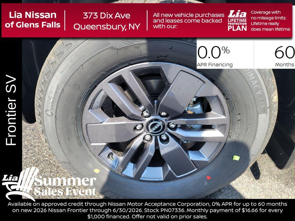 new 2026 Nissan Frontier car, priced at $40,385