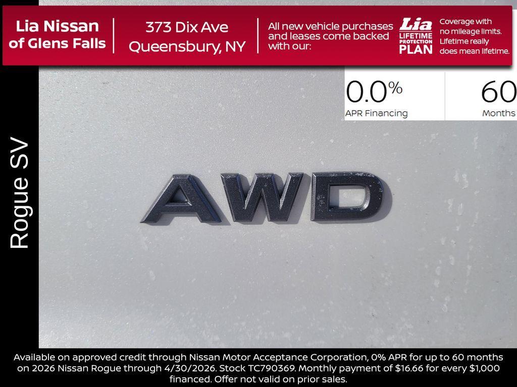 new 2026 Nissan Rogue car, priced at $31,995