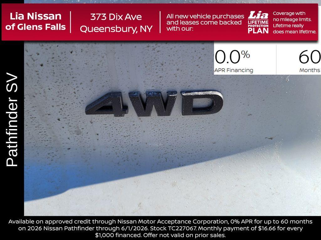 new 2026 Nissan Pathfinder car, priced at $41,460