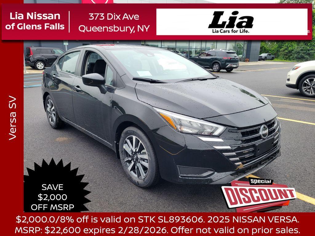 new 2025 Nissan Versa car, priced at $20,600