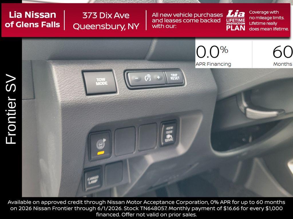 new 2026 Nissan Frontier car, priced at $41,610