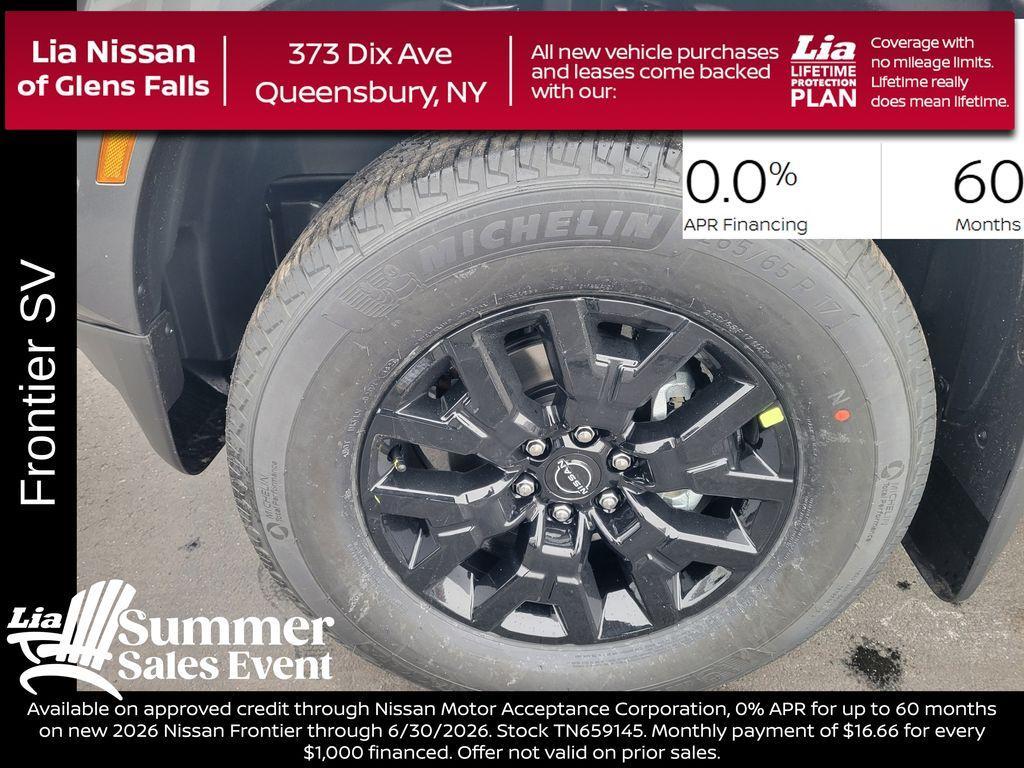 new 2026 Nissan Frontier car, priced at $40,385
