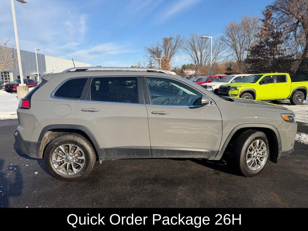 used 2021 Jeep Cherokee car, priced at $17,542