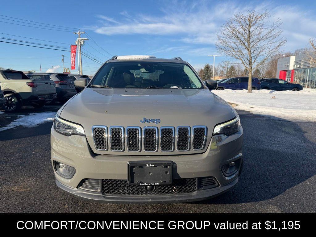 used 2021 Jeep Cherokee car, priced at $17,542