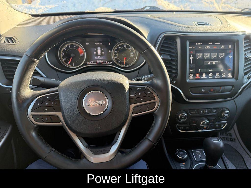 used 2021 Jeep Cherokee car, priced at $17,542