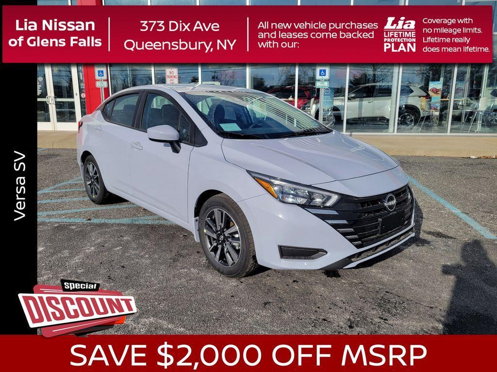 new 2025 Nissan Versa car, priced at $20,835