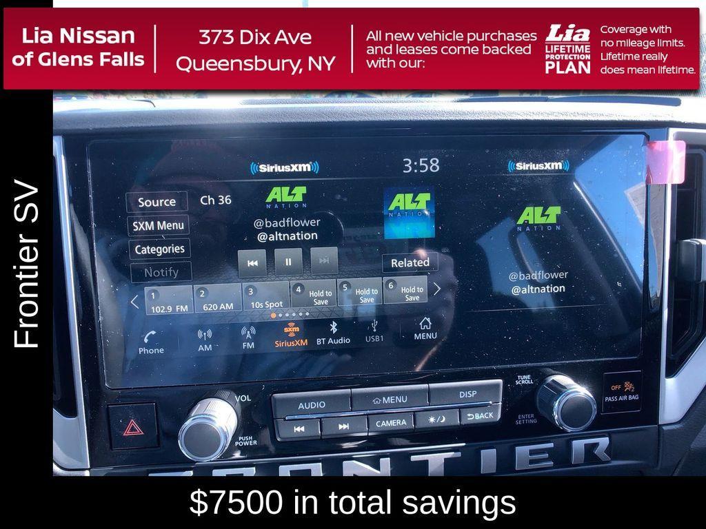 new 2025 Nissan Frontier car, priced at $37,705