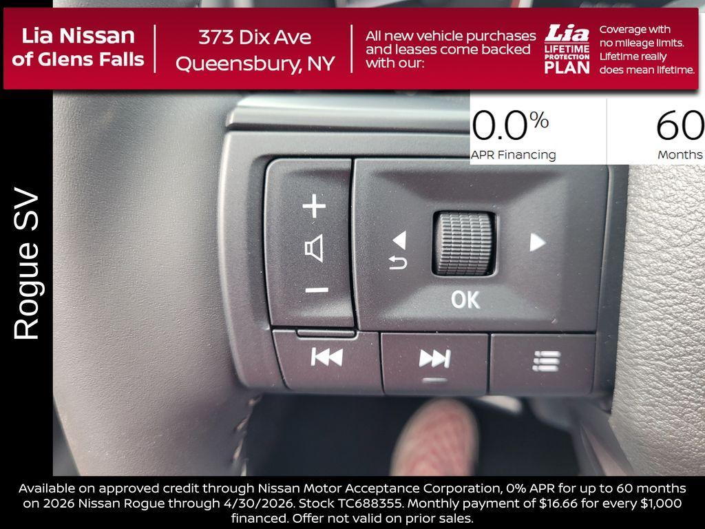 new 2026 Nissan Rogue car, priced at $29,100