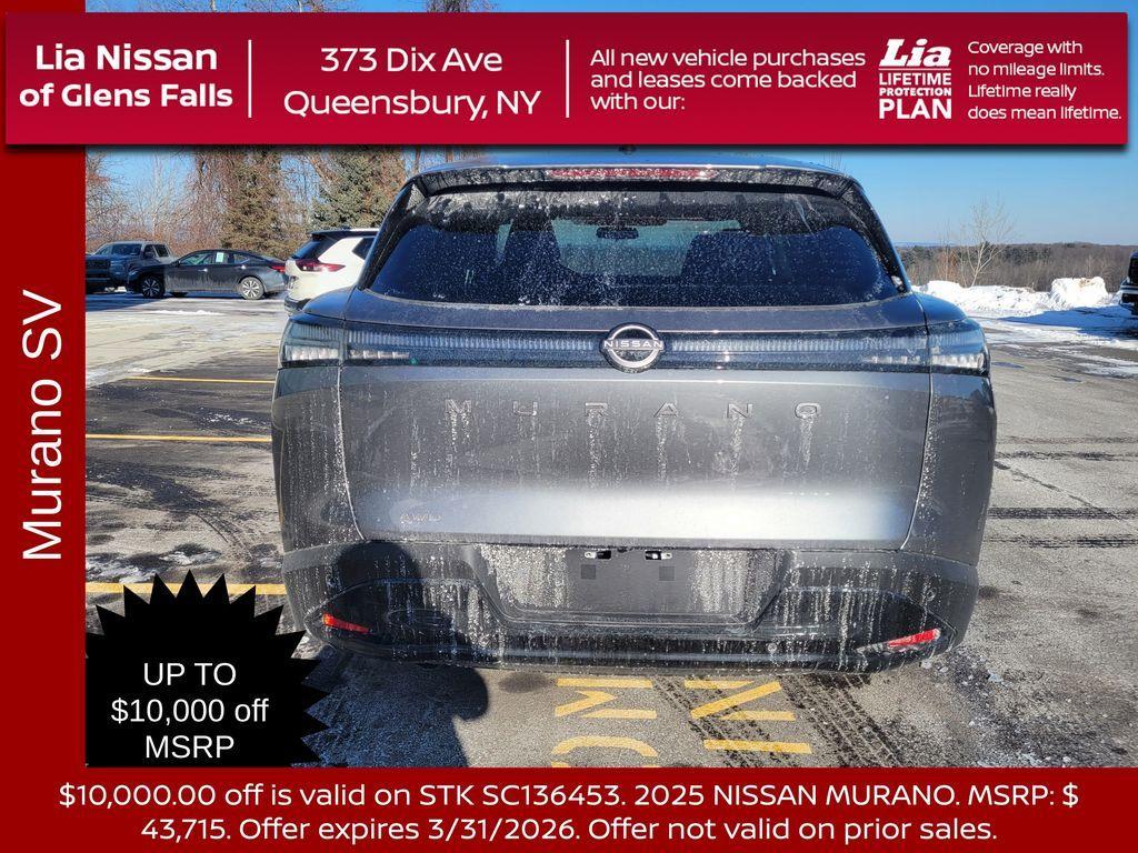 new 2025 Nissan Murano car, priced at $33,500