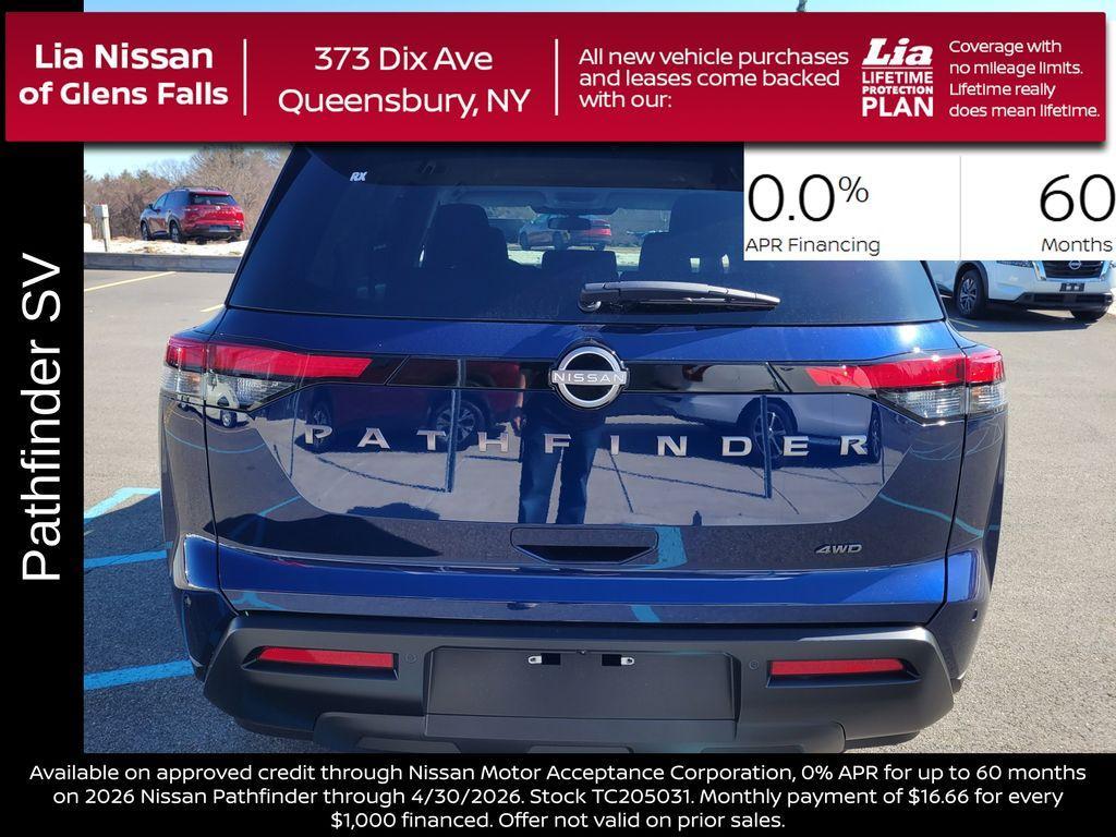 new 2026 Nissan Pathfinder car, priced at $41,010