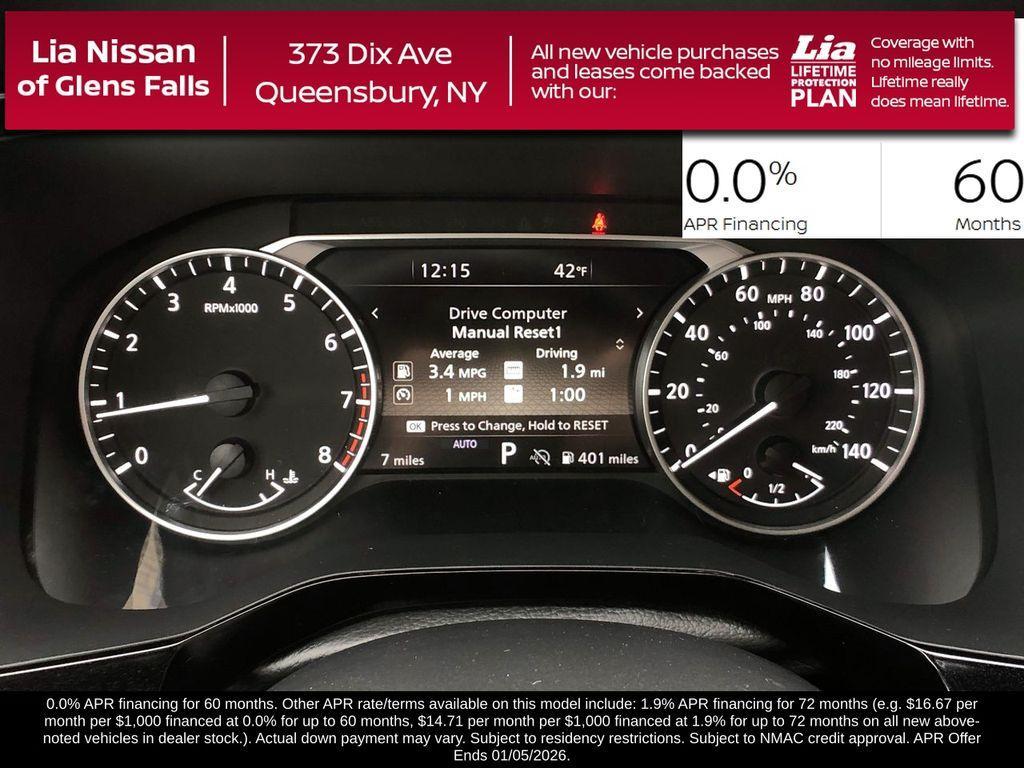 new 2025 Nissan Pathfinder car, priced at $40,075