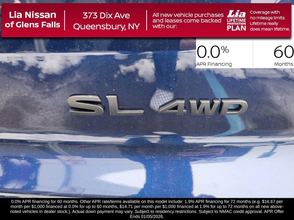 new 2025 Nissan Pathfinder car, priced at $40,075